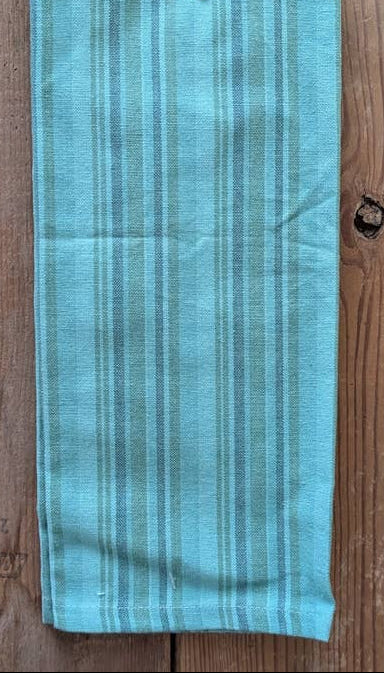 ATKT-15 Dish Towel - Aqua Striped