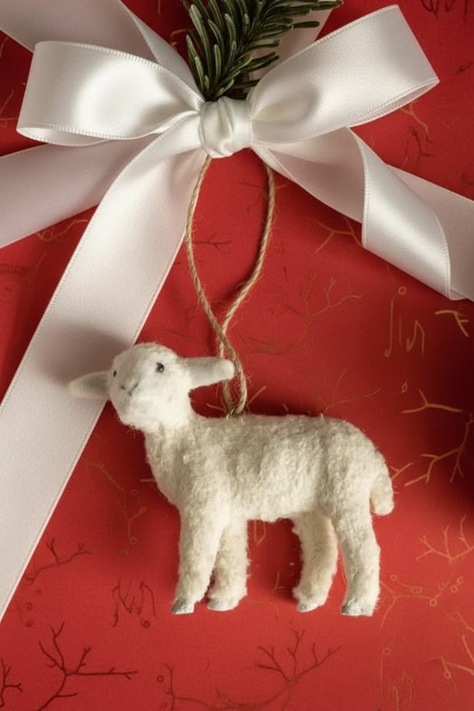 RA-179 Standing Lamb Ornament