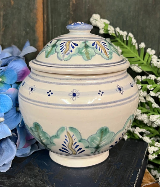 SE-191 Covered Jar with Delft Design