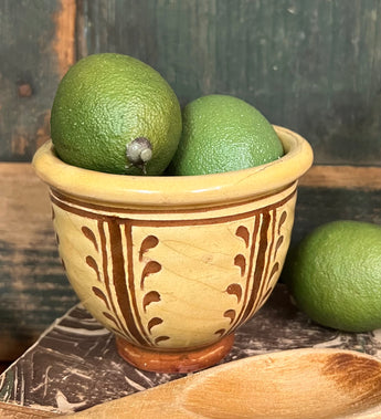 SE-013 Custard Cup with Vine Design