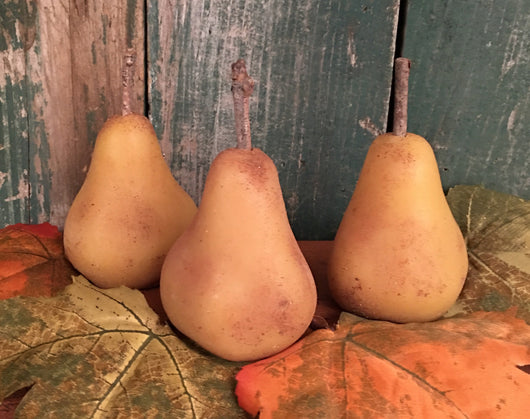 BB-WP Wax Pears - Set of 3