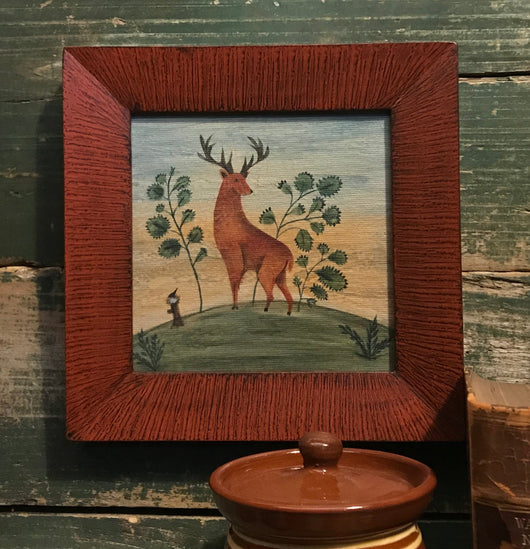 SN-03 Stag Framed Print