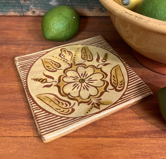 SE-192A Redware Trivet Tile