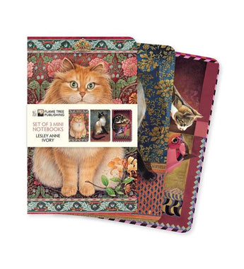 SS-FTNBP17 Set of 3 Mini Cat Notebooks