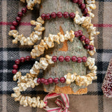 RA-132 Faux Popcorn & Cranberry Garland