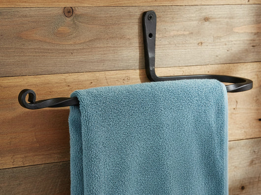 IR-PTB Iron Twisted Towel Bar