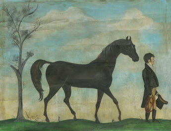 SP-12709 Man and His Steed 23x30 Vinyl Mat