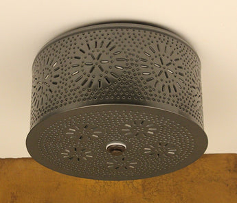 IR-RCL Punched Tin Round Ceiling Light
