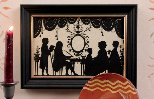 MB-PS Family in the Parlor Silhouette