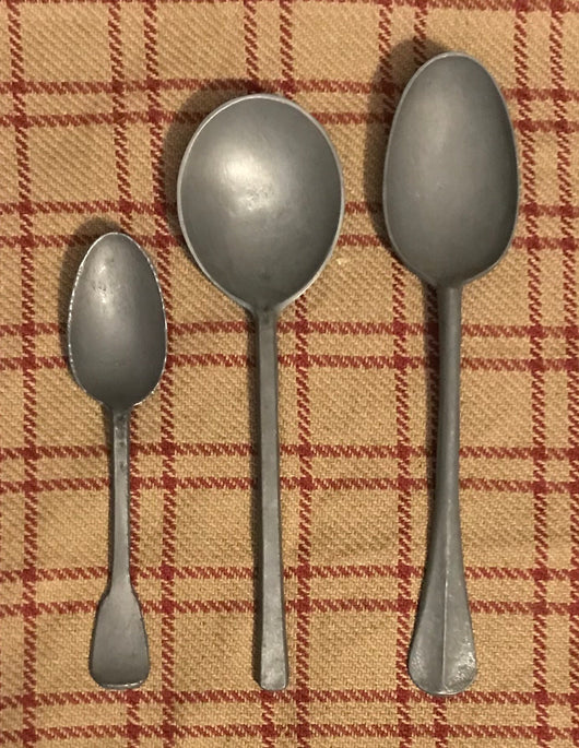 TPH-TS3/S3/S4 Period Pewter Spoons