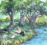 MKM-74 ‘What a Day for a Daydream’ ORIGINAL Painting by MK Moulton