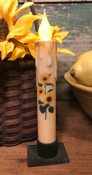 NET-02 Sunflowers Battery Operated Candle