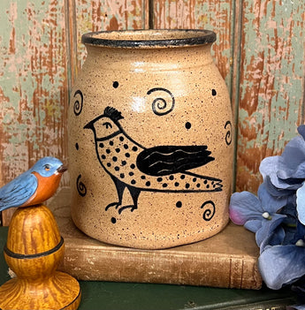 CC-2305 Pottery Bird Crock