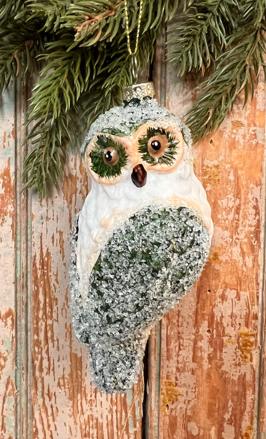 GC-06 Glass Owl Ornament
