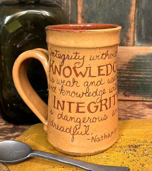 EJS-118 Pottery Quote Mug