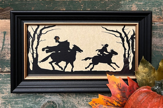 MB-F2 The Headless Horseman Framed Silhouette