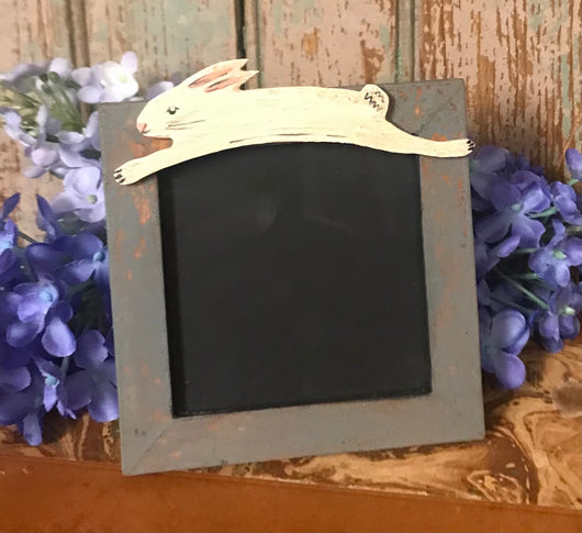 ER-2374 Hand-painted Grey Frame with Bunny