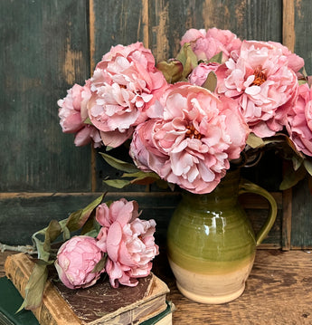 RA-102 Faux Pink Peony Pick