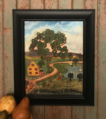 SP-P13 A Hot Summers Day Framed Print