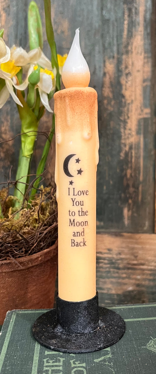 ST-08 Moon & Back Battery Operated Candle