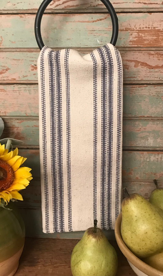 OLG-01 Blue Striped Tea Towel