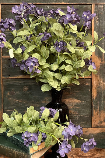 RA-98 Faux Purple Hydrangea Bush