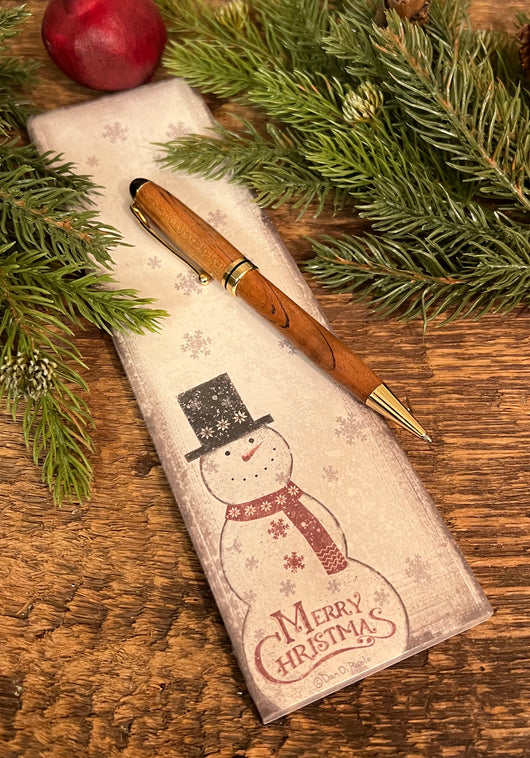 PBK-36088 Merry Christmas with Snowman Note Pad