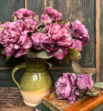 RA-103 Faux Purple Peony Pick