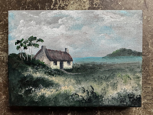 MKM-55 ‘Connemara Cottage’ ORIGINAL Painting by MK Moulton