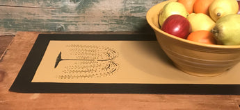 MH-TR-WT Willow Tree Canvas Table Runner