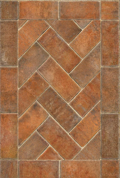 SP-26795 WB - Herringbone - Trip to Market 38x56 Vinyl Mat