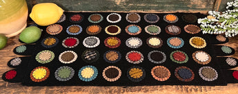 DD-81 Wool Penny Mat with Tabs